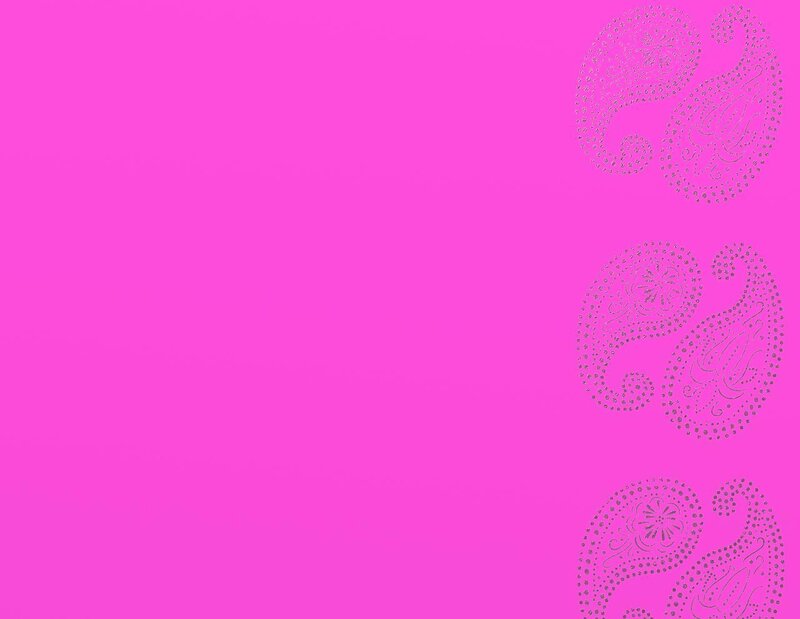 pink background with paisley patterns