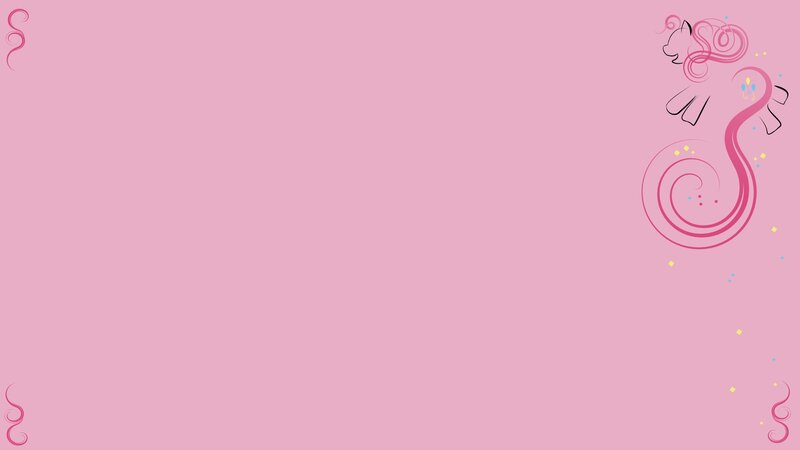 pink background with pony art