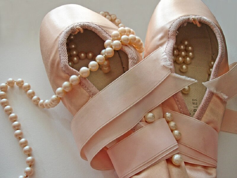 Pink Ballet Shoes — Elegant