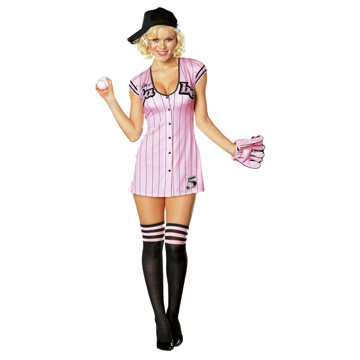 pink baseball uniform costume