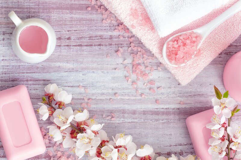 Pink Bath Products — Serene