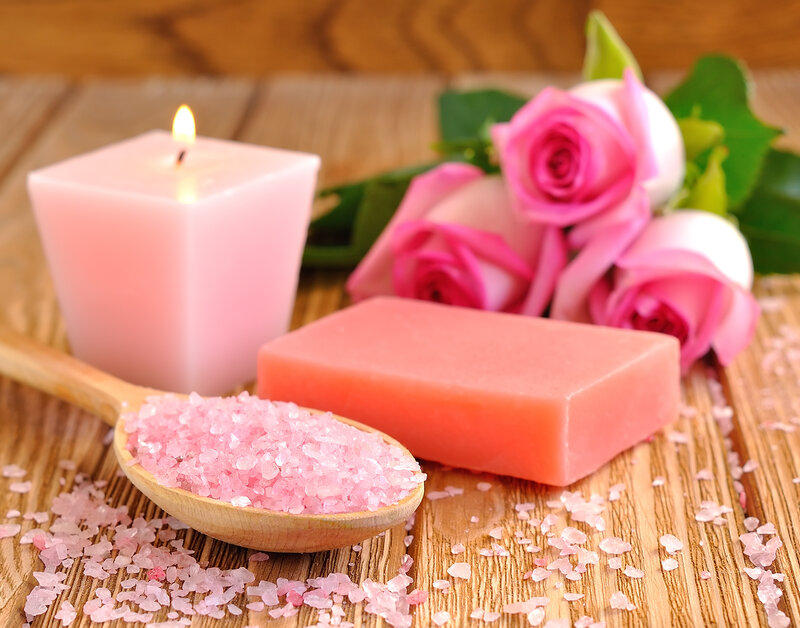 Pink Bath Products