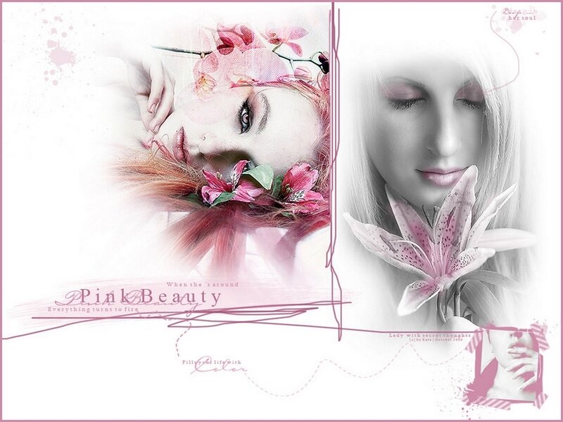 Pink Beauty collage