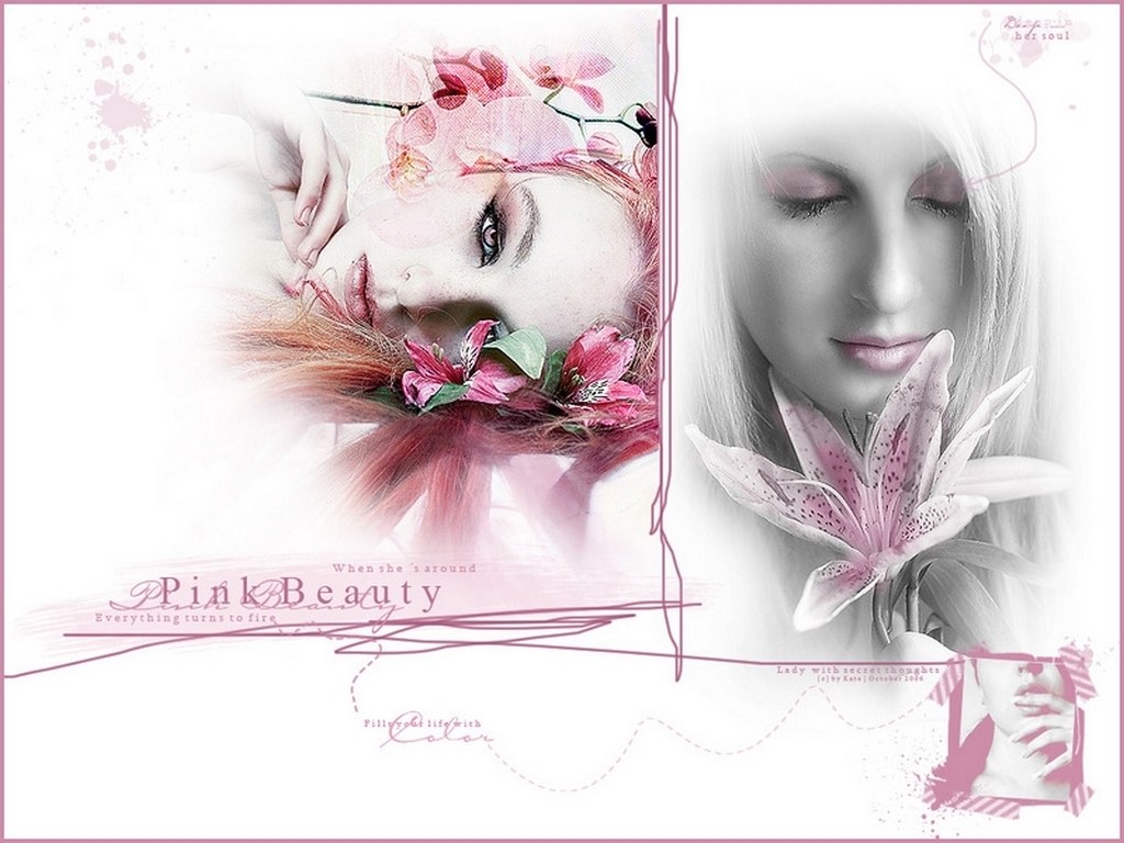 Pink Beauty collage