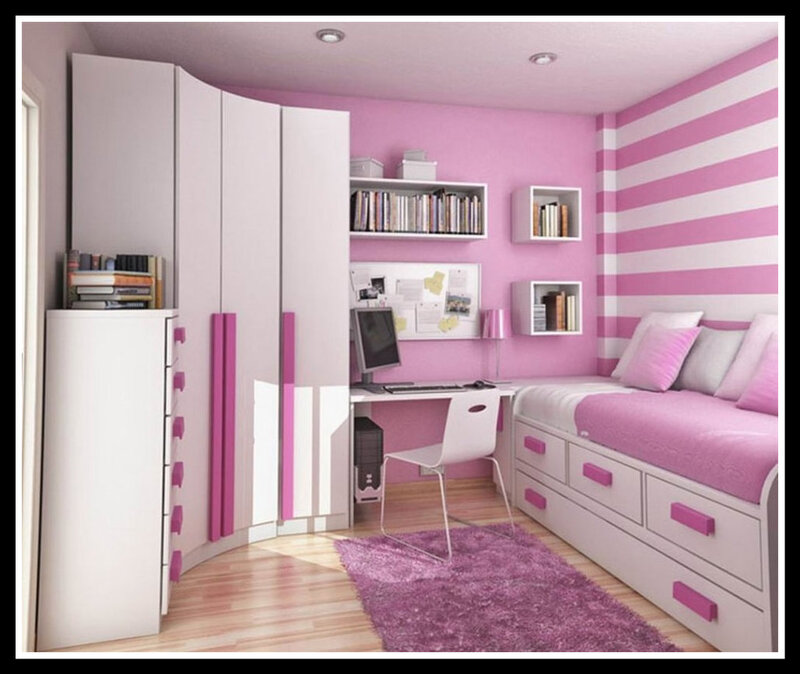 Pink Bedroom with Desk — Neat