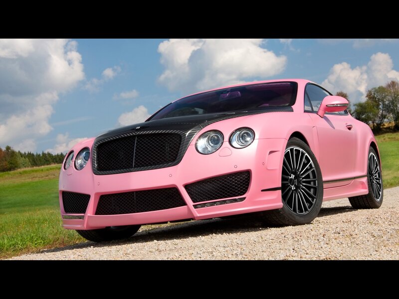 Pink Bentley Continental GT