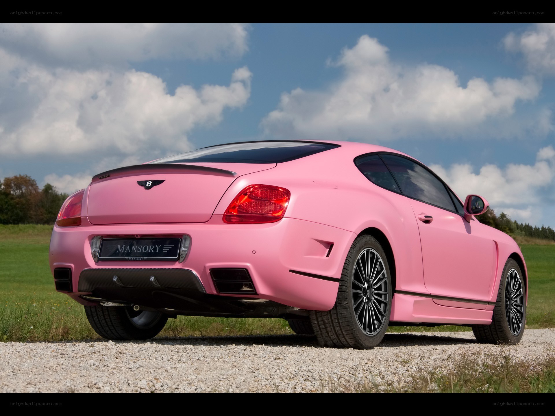 Pink Bentley Continental GT