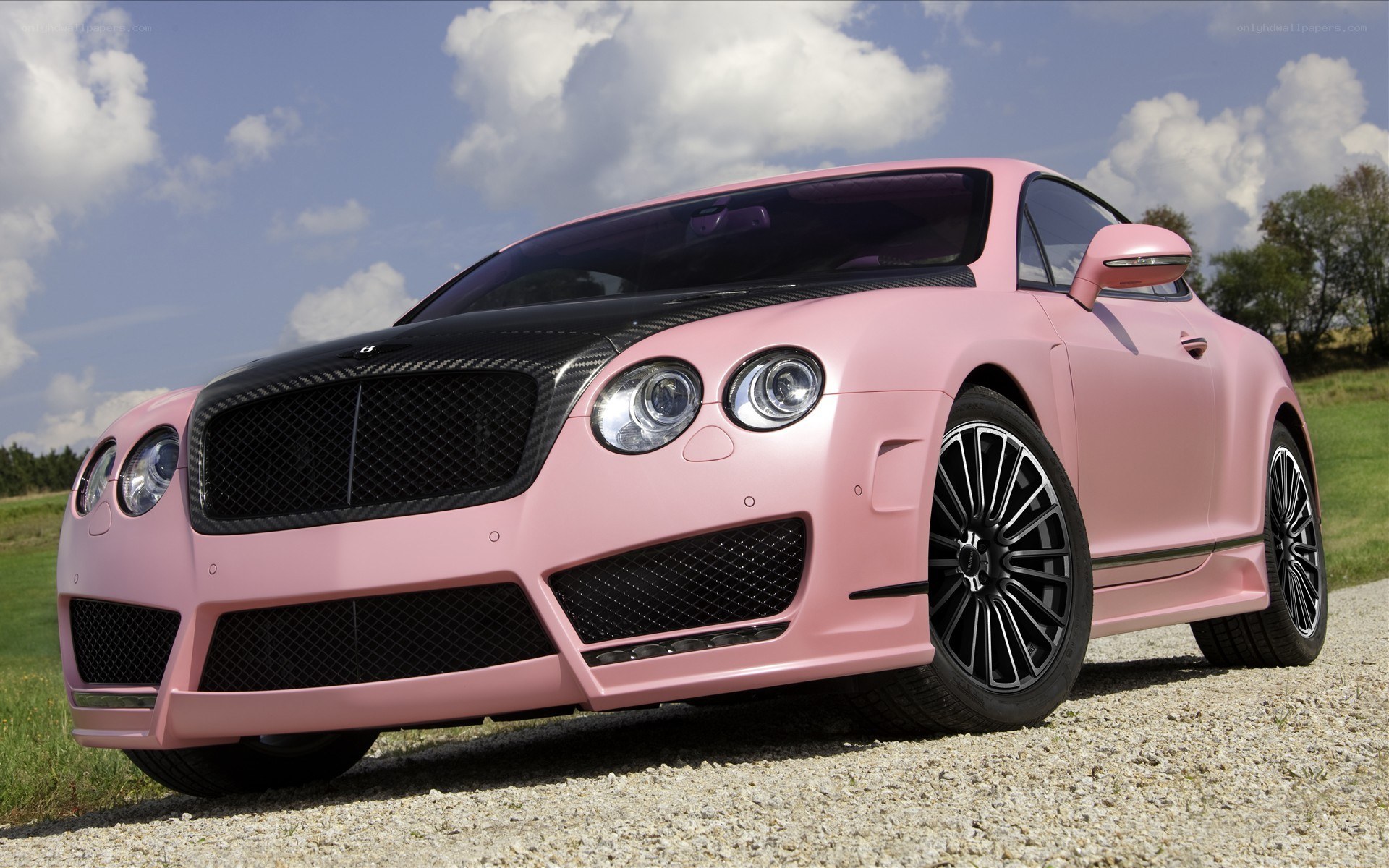 Pink Bentley Continental GT