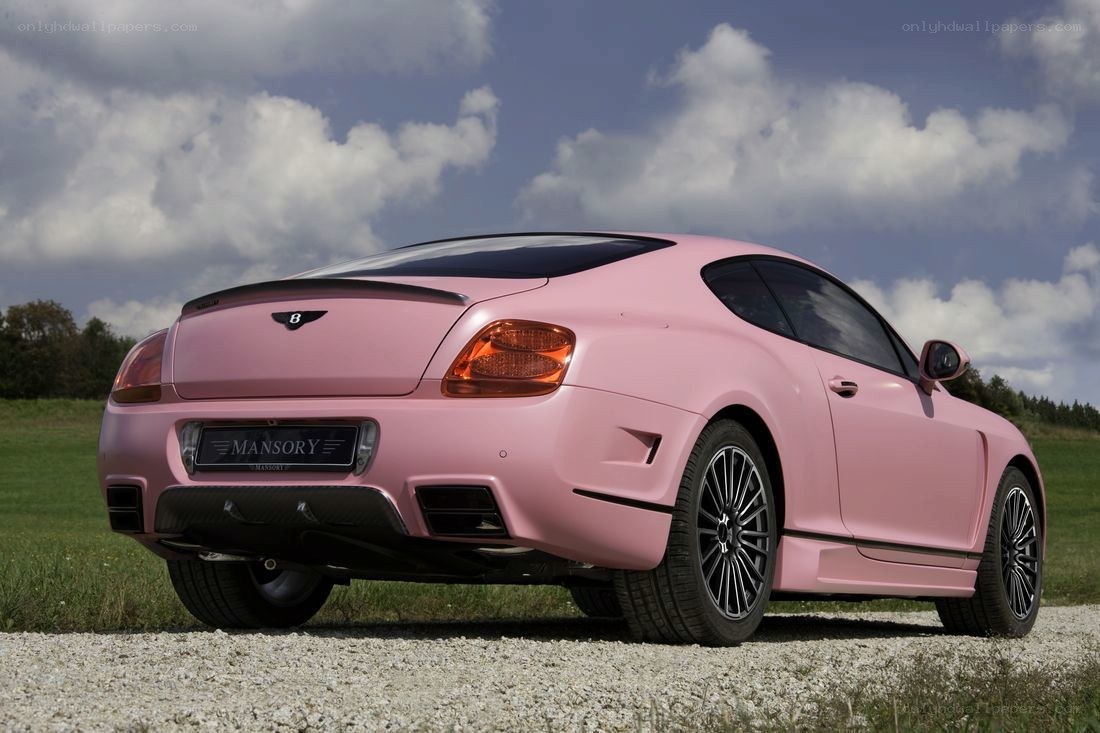 Pink Bentley Continental GT