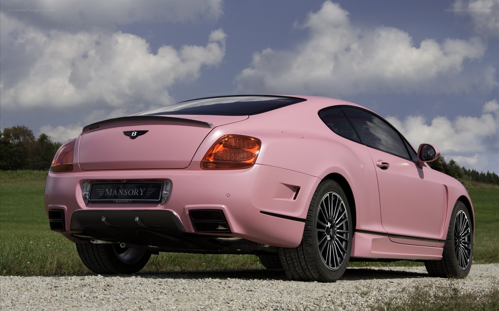 Pink Bentley Continental GT