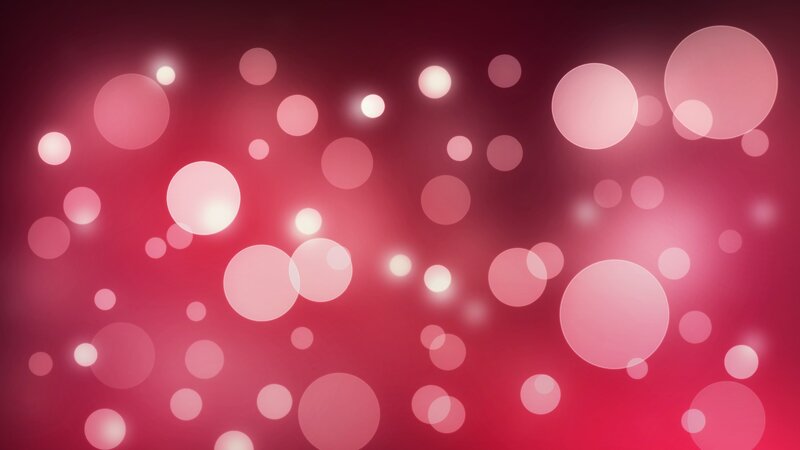 Pink Bokeh Circles — Red, Calm