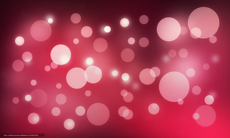 Pink Bokeh Circles