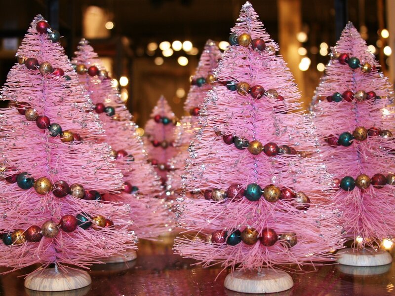 Pink Bottle Brush Trees