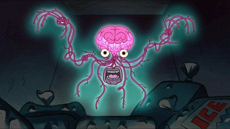 Pink Brain Monster