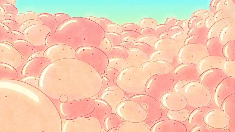 Pink Bubble Creatures — Calm