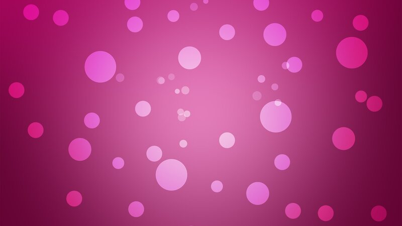 pink bubbles on gradient background