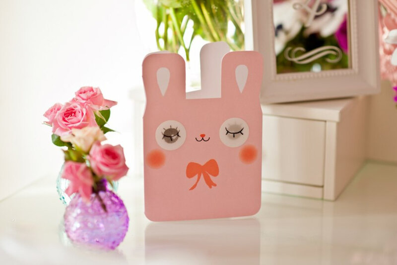 Pink Bunny Card