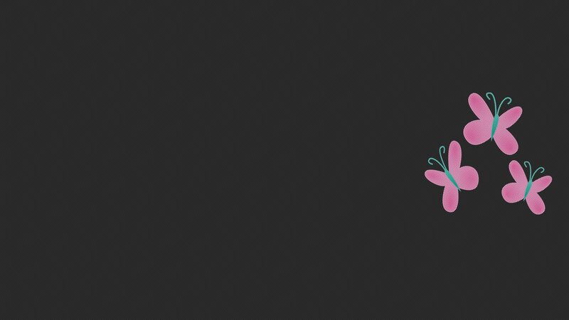 pink butterflies on dark background