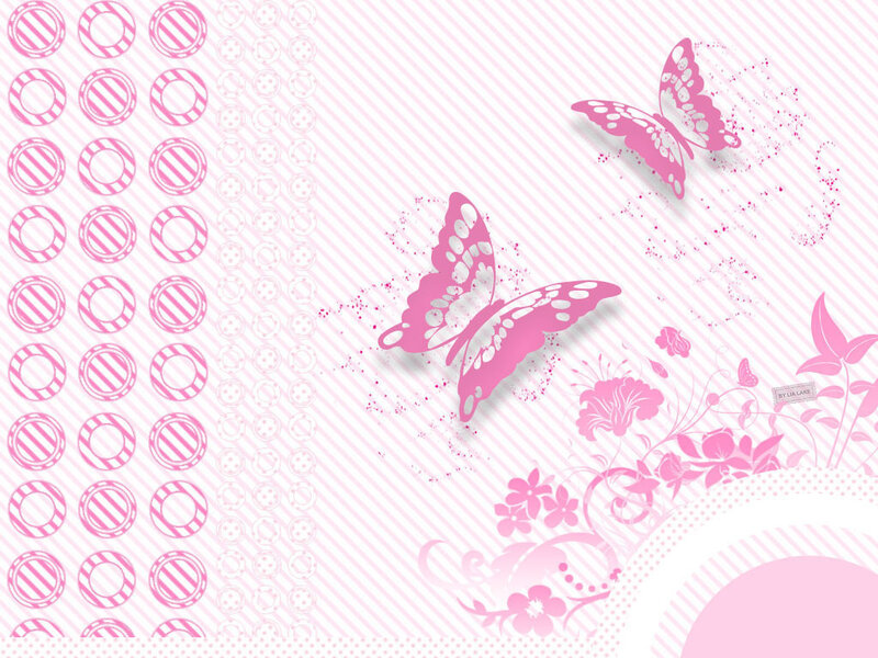 pink butterfly pattern design