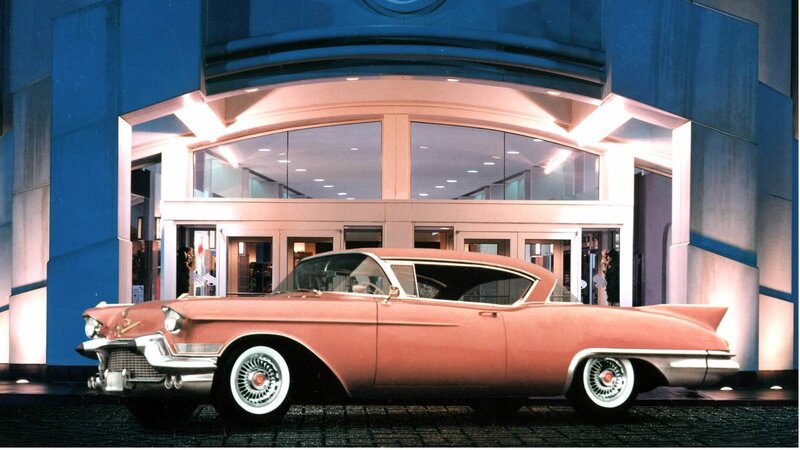 Pink Cadillac Car