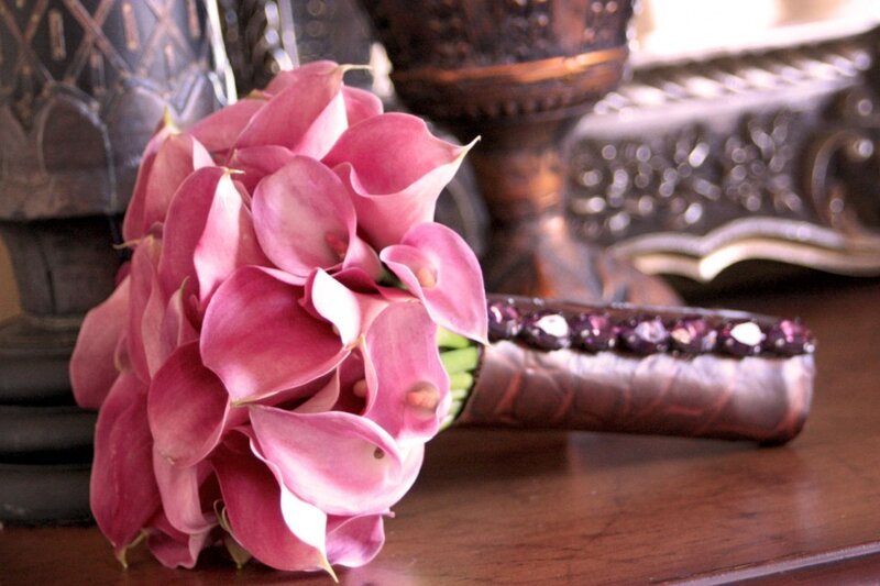 Pink Calla Lilies Bouquet — Elegant