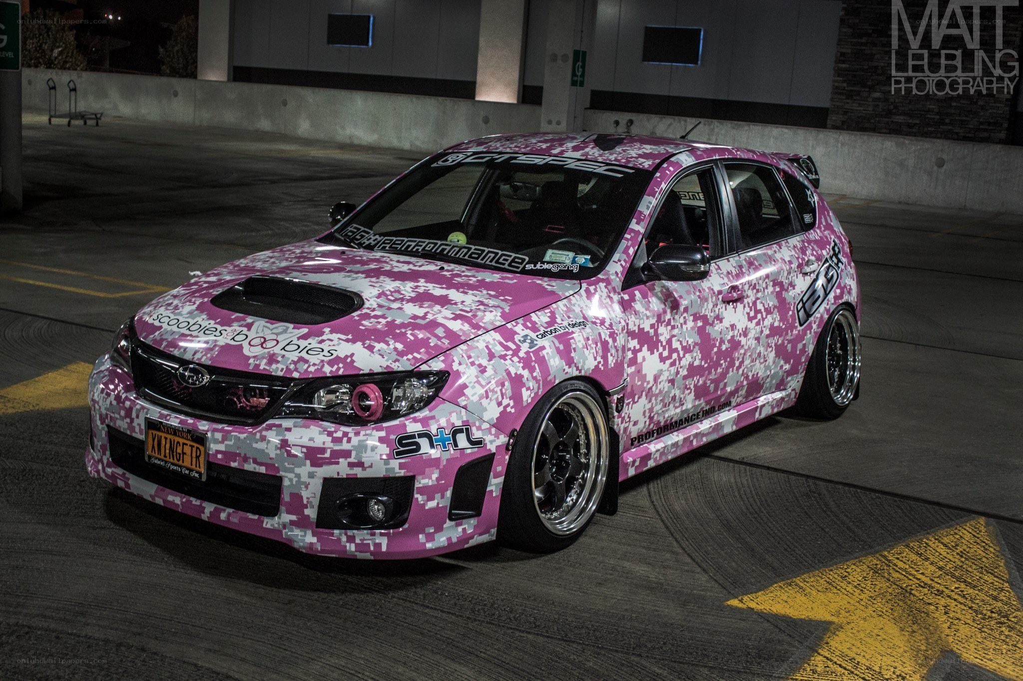 pink camo subaru wrx