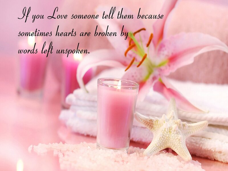 Pink Candle with Lily — Serene, Photograph