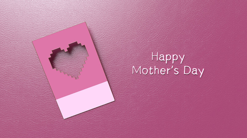 Pink Card on Surface