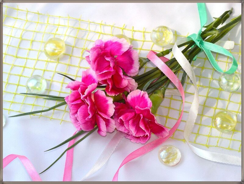 Pink Carnations Bouquet