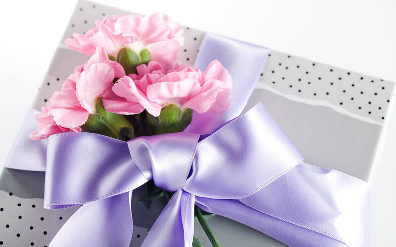 Pink Carnations in Gift Box