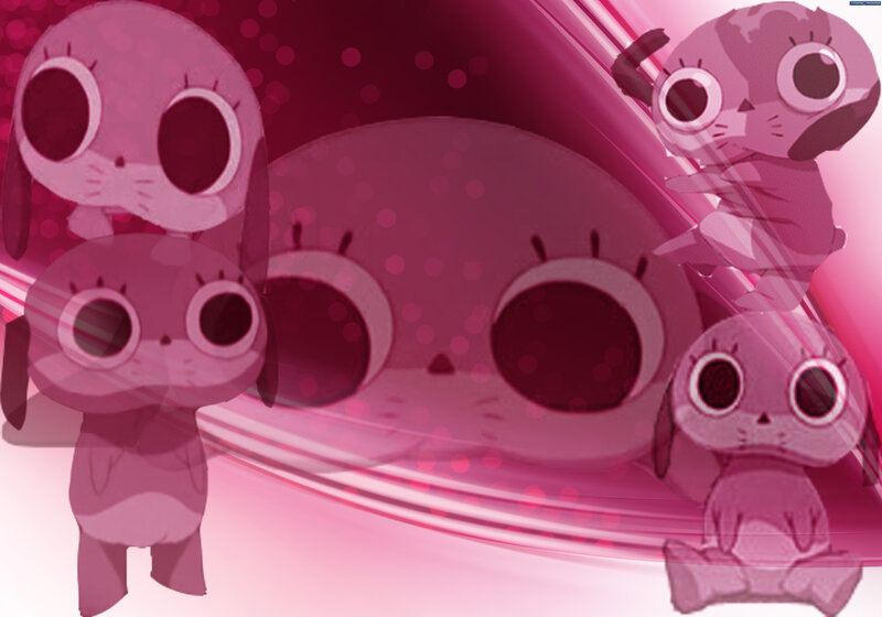 Pink Cartoon Creatures