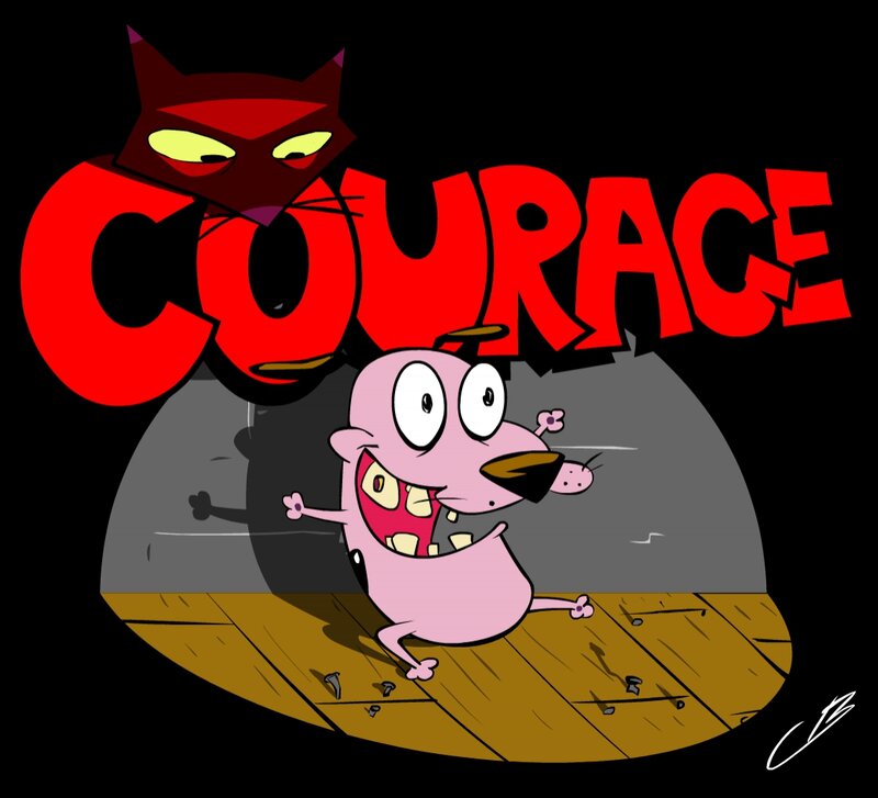 Pink Cartoon Dog