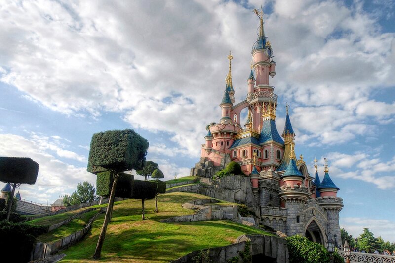 Pink Castle on Hill
