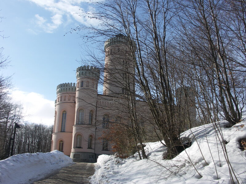 Pink Castle with Towers