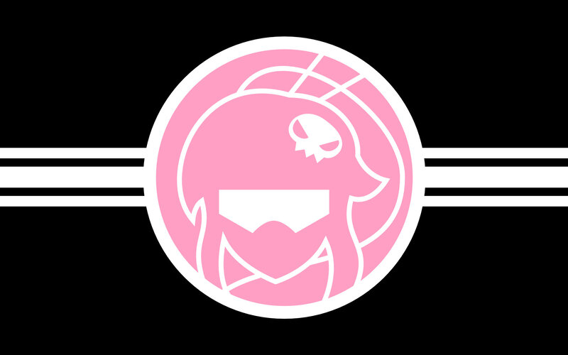 pink character emblem