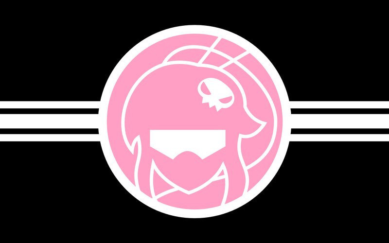 Pink Character Logo