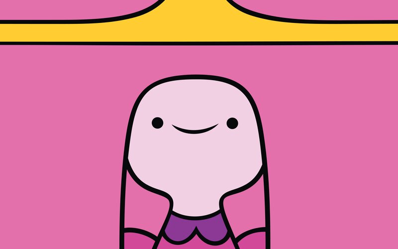 Pink Character with Smile