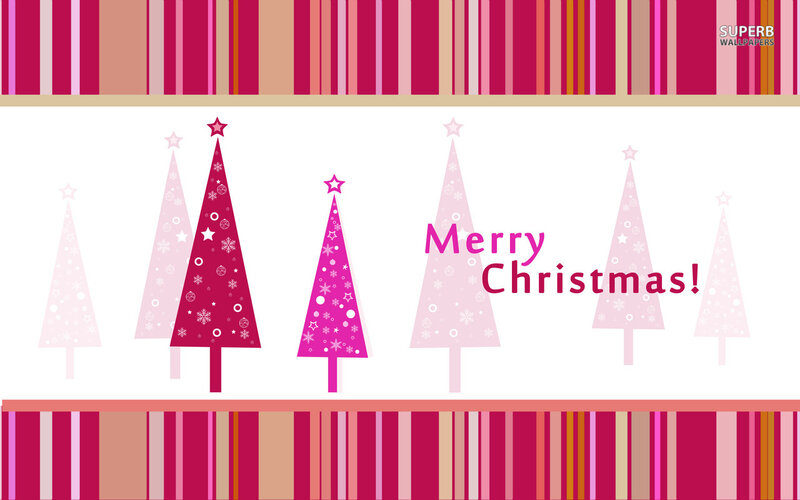 Pink Christmas Trees