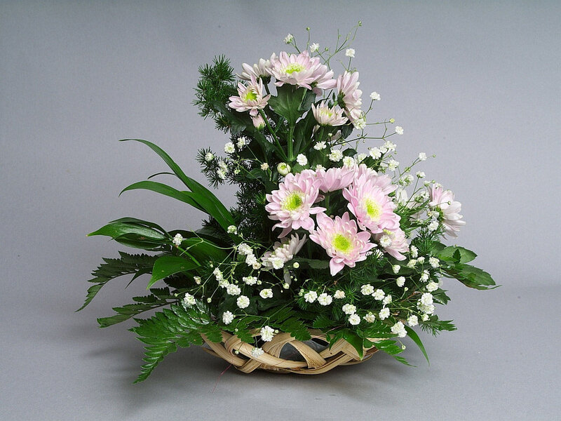 Pink Chrysanthemum Arrangement