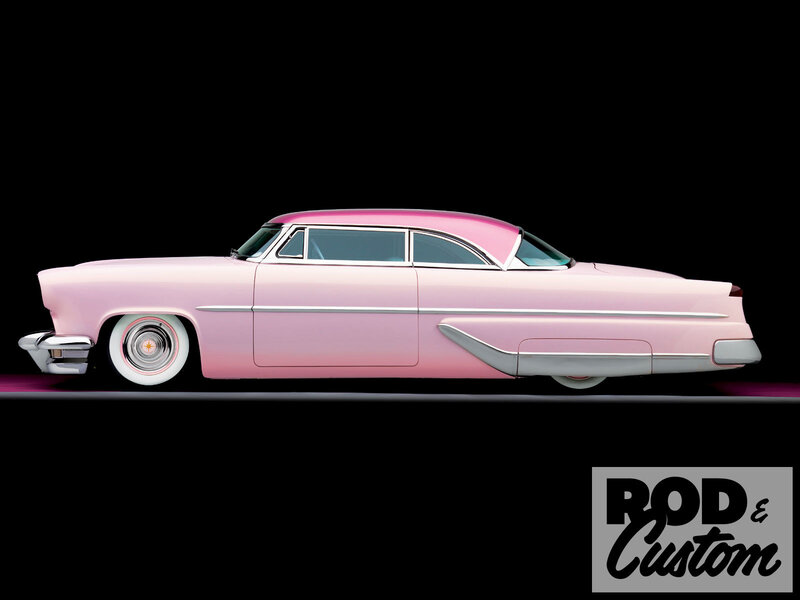 Pink Classic Car — Dramatic