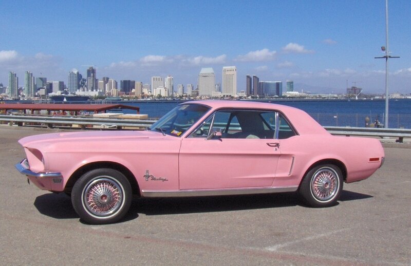 Pink Classic Car