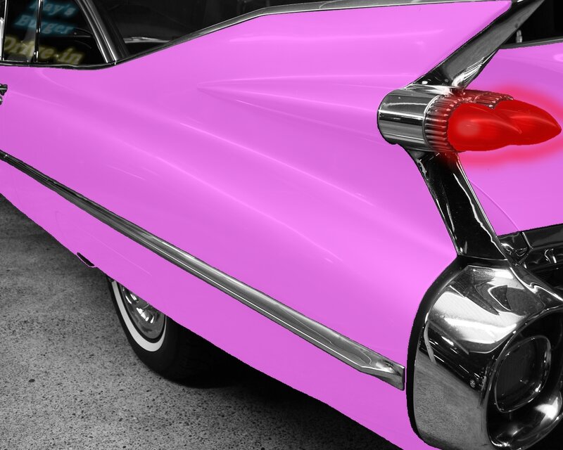 Pink Classic Car — Vibrant
