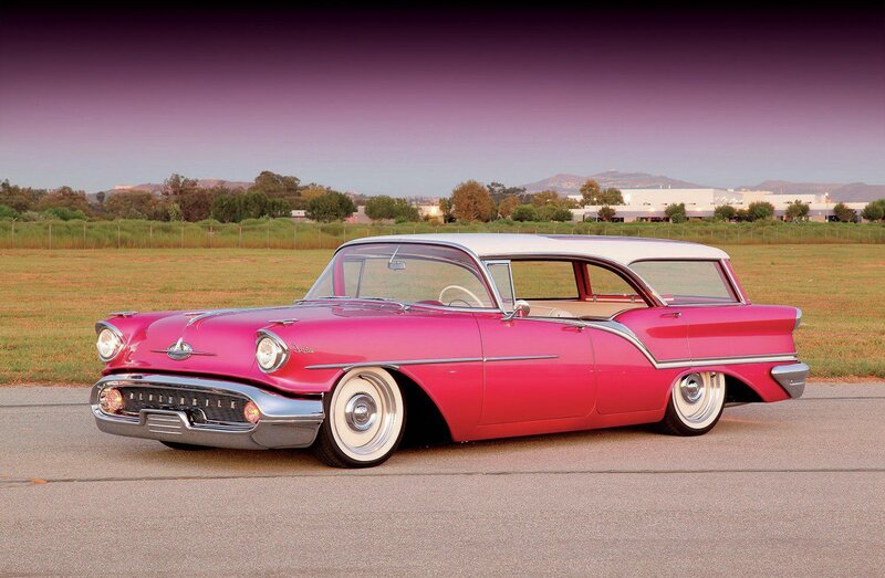Pink Classic Station Wagon