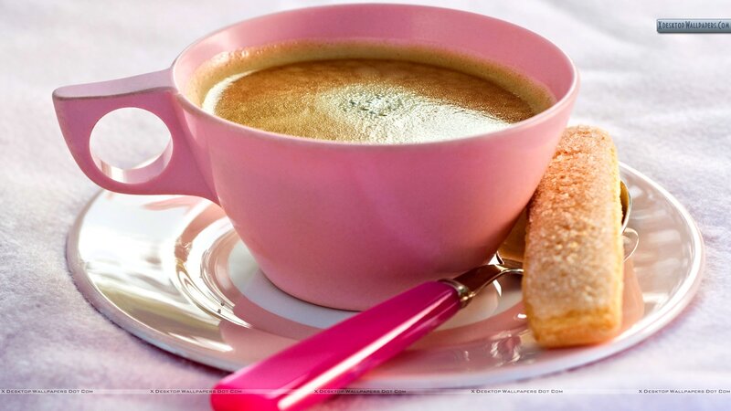 Pink Coffee Cup — Calm
