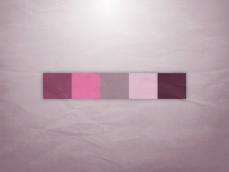 pink color palette on textured background