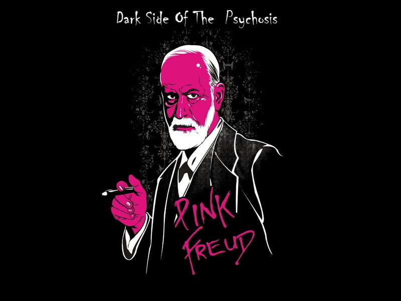 Pink-colored Freud Figure