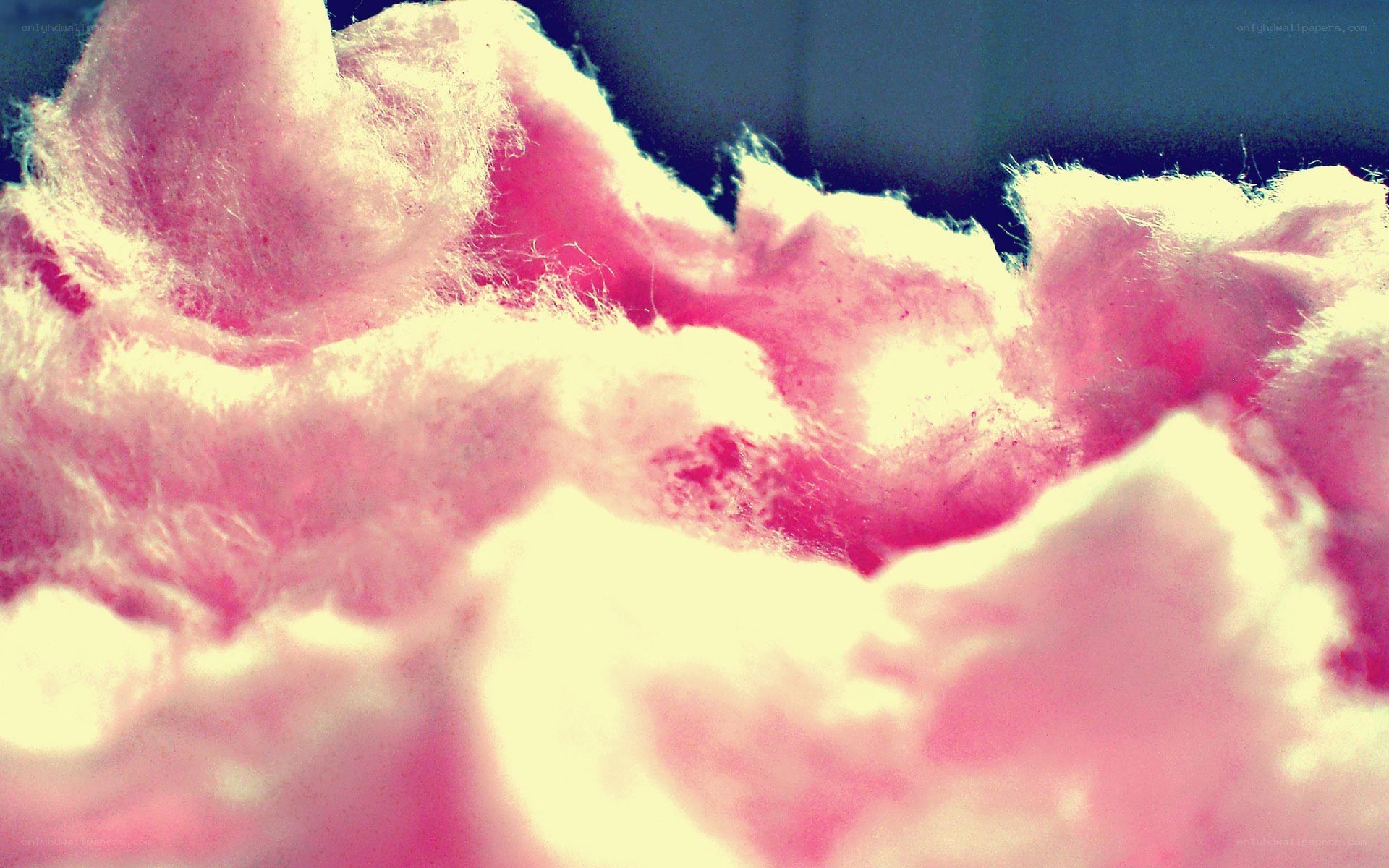 pink cotton candy close-up