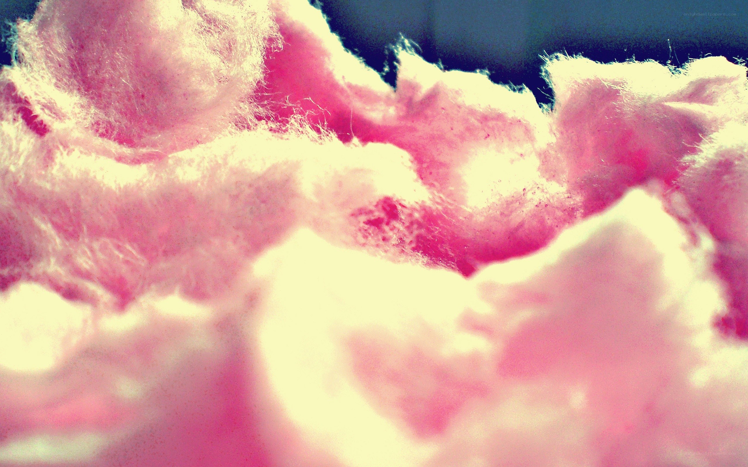 pink cotton candy close-up