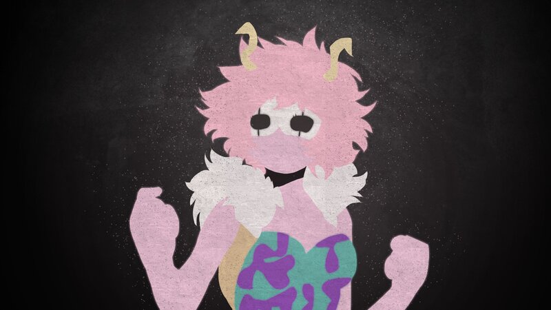 Pink Creature with Horns