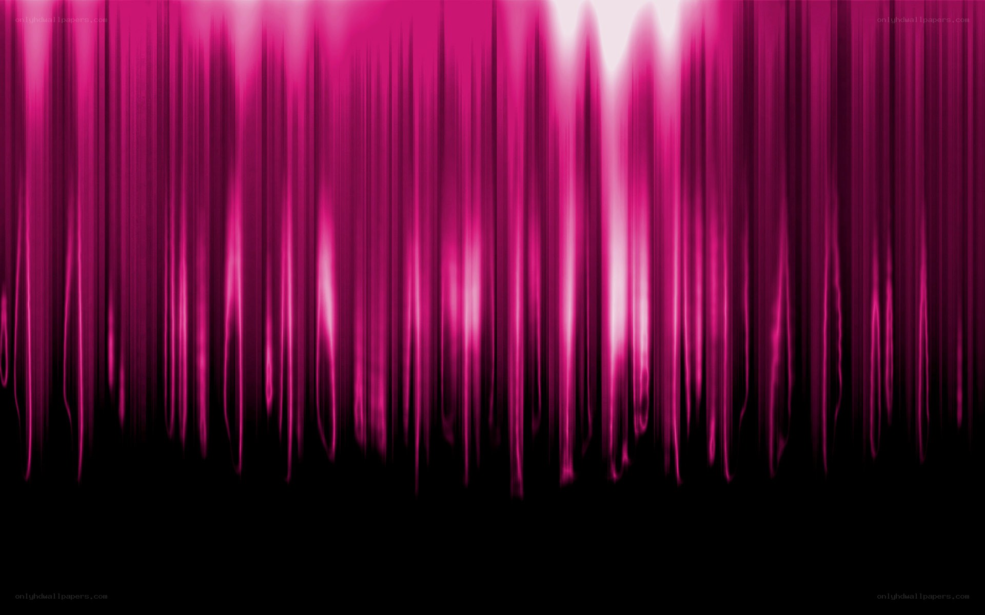 pink curtain light effect